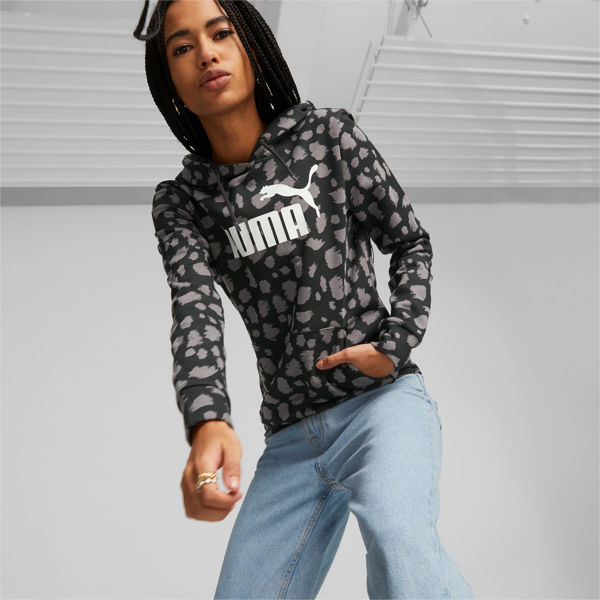 Puma animal hotsell print hoodie